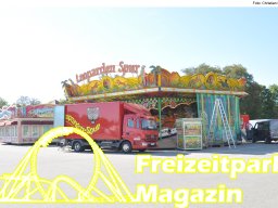Aufbau des Ingolstädter Herbstvolksfestes 2025