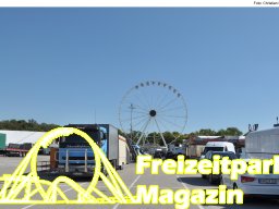 Aufbau des Ingolstädter Herbstvolksfestes 2025