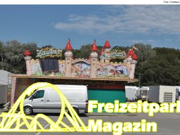 Aufbau des Ingolstädter Herbstvolksfestes 2025
