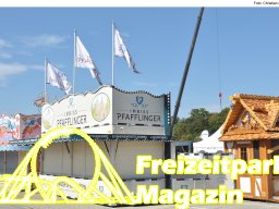 Aufbau des Ingolstädter Herbstvolksfestes 2025